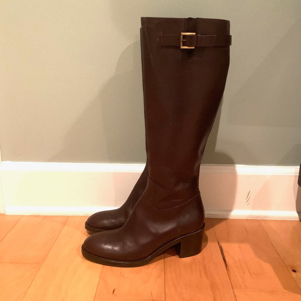 Fratelli Rossetti Classic Dark Brown Leather boots, Size 35 (5.5-6 US)